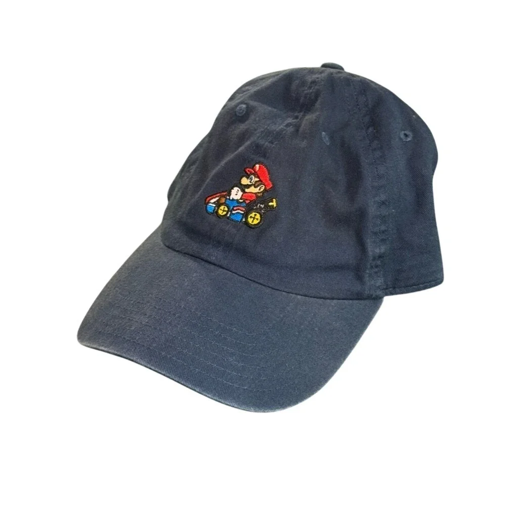 Nintendo Mario‎ Kart 8 Kids Navy Blue Baseball Cap Hat Adjustable 2019 Official